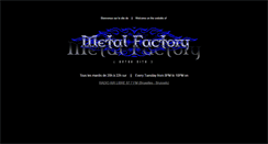 Desktop Screenshot of metalfactory.be